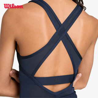 Wilson Women Pleated Mesh Romper Classic Navy Váy Liền Thể Thao Nữ WE00090U001001