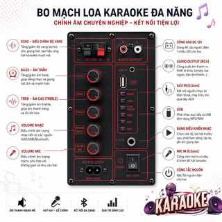 Loa Karaoke Xách Tay KP12 Công Suất 300W, Loa Bass 20Cm, Công Nghệ Mới Cho Ra Âm Thanh Cực Hay, Mạnh Mẽ, 2 Míc Hát Nhẹ,