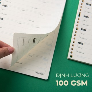 Giấy Refill Học Từ Vựng Classmate 100GSM Giúp Nhớ Từ Vựng Hiệu Quả, Ruột Sổ Còng Học Ngoại Ngữ Kẻ Sẵn Bảng Khoa Học