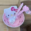 Bát Ăn Cơm Bát Chè Dễ Thương Cute Decor Cao Cấp Họa Tiết Mèo Helokity Màu Hồng Xinh Yêu cho gia đình