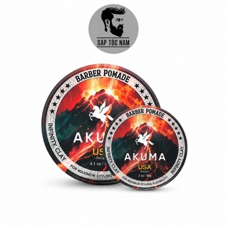Sáp Vuốt Tóc AKUMA Infinity Clay 116g - Giữ Nếp Cực Mạnh, Tạo Phồng Tự Nhiên