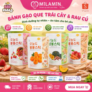 Bánh gạo lứt đủ vị dành cho bé ăn dặm nhập khẩu từ hàn quốc