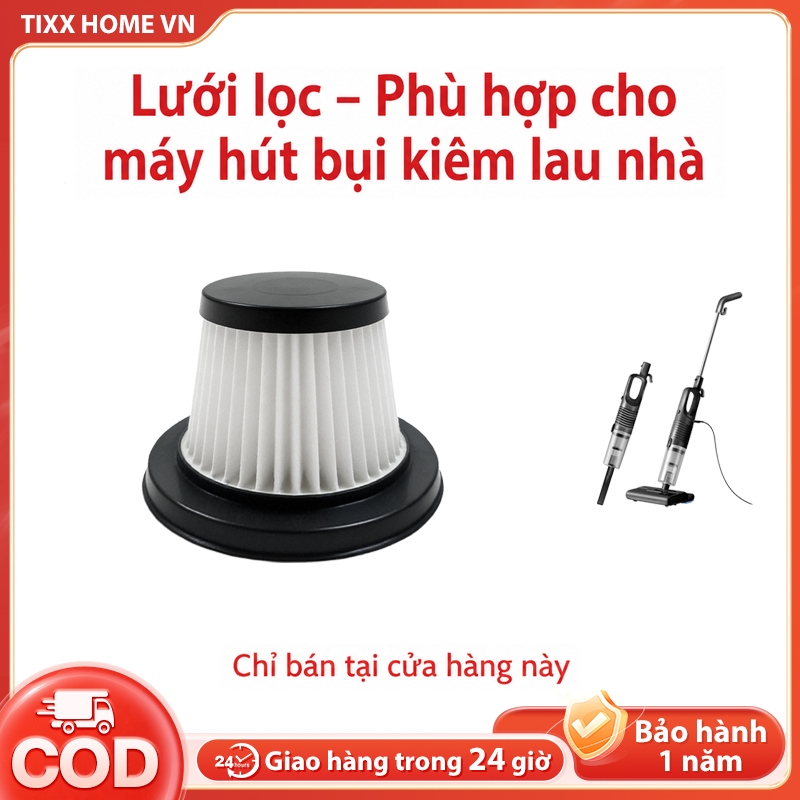 Tixx Máy hút bụi kiêm lau nhà Bộ lọc Chỉ dùng cho máy hút bụi kiêm lau nhà TIXX