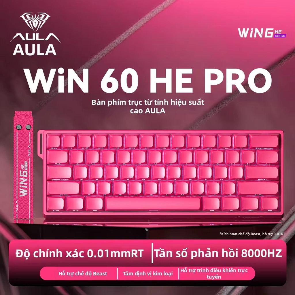 (SẴN HÀNG) Bàn Phím Cơ Gaming AULA WIN60HE / WIN60HE PRO / WIN68HE PRO / WIN68HE Max / Rapid Trigger | 8000hz Cực Nhạy | BigBuy360 - bigbuy360.vn