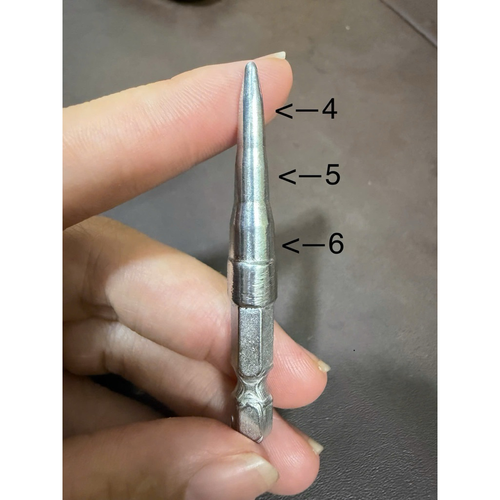 Mũi Nong ống đồng bằng khoan -nong ống 6-10-12- 16 chất liệu inox 304