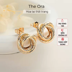 Bông tai thời trang mạ vàng 18K - Nhiều mẫu, thiết kế đẹp bắt mắt