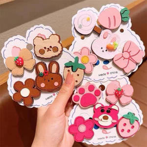 Set 5 Miếng Dán Tóc Mái Cho Bé Hình Động Vật(HN)