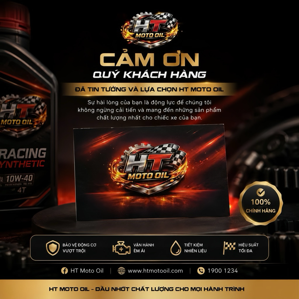 ["Sản Phẩm Tặng" không bán] HT MOTO OIL