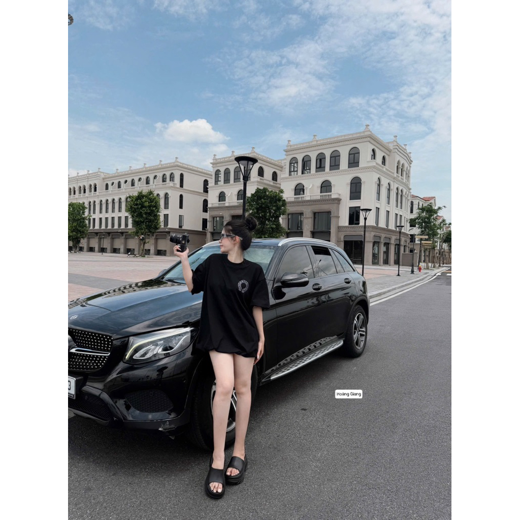 Áo cộc tay dáng dài basic trẻ trung