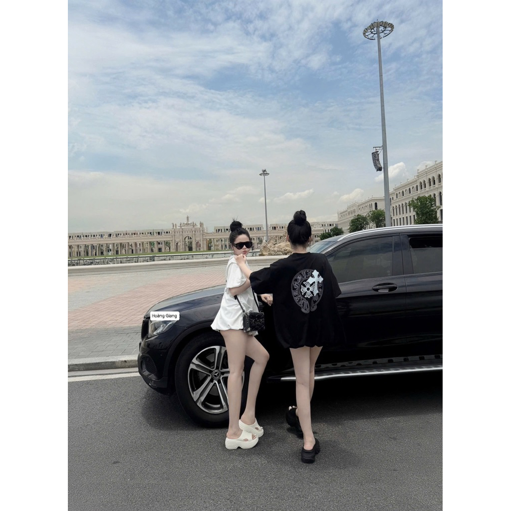 Áo cộc tay dáng dài basic trẻ trung