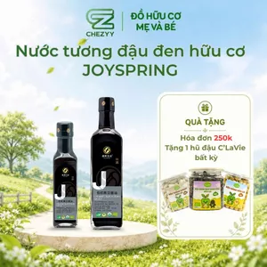 Nước Tương Đậu Đen Hữu Cơ Joyspring Thương Hiệu Đài Loan Dùng Chấm, Nấu Ăn