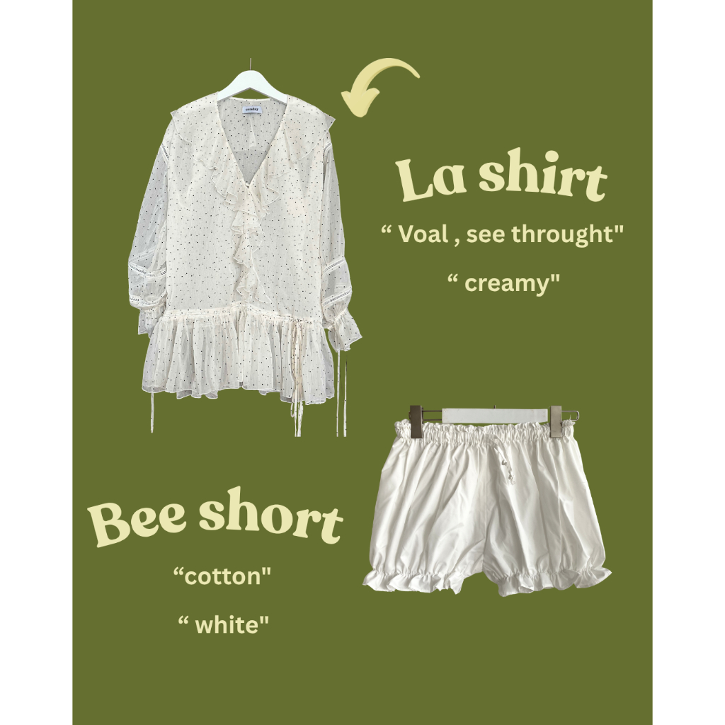SUNDAY - BEE SHORT - Quần bí cá tính.