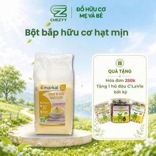 Bột bắp hữu cơ hạt mịn Markal 500g