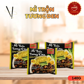 Mì Trộn Tương Đen Jijang Ramen 140gr – Thùng 20 Gói | Sợi Dai Ngon, Đậm Vị Hàn Quốc-Mì Việt Casumo