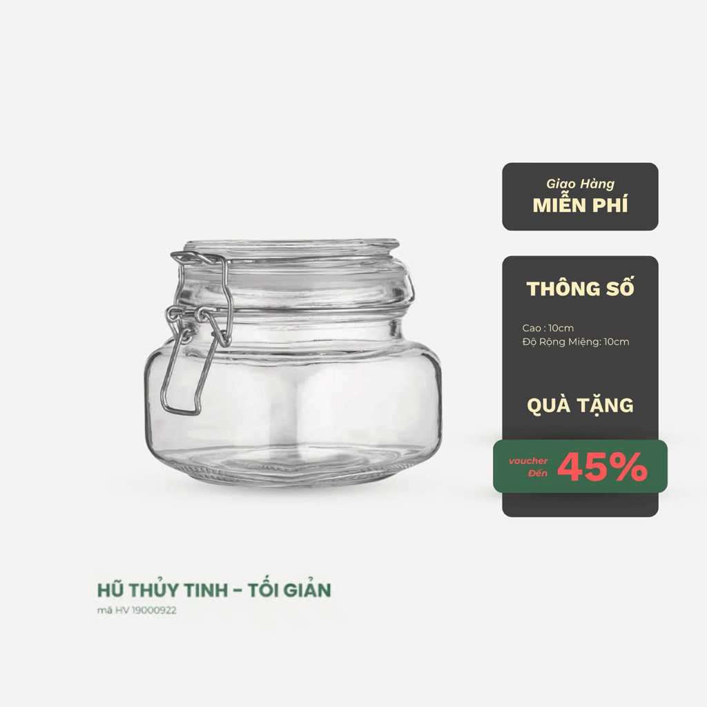 HŨ THUỶ TINH - HŨ BÁNH QUY - HOME HÙNG VẺ