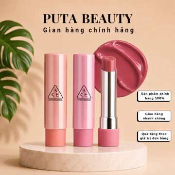 Son Thỏi Dưỡng Bóng 3CE GLAZY LIP GLOW - Puta Beauty