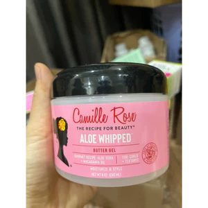 Kem Gel tạo kiểu và dưỡng ẩm cho mọi loại tóc xoăn,240ml,Camille Rose Aloe Whipped Butter