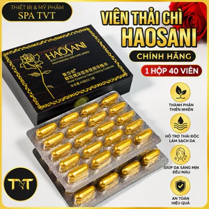 Viên Thải Chì Haosani 40 Viên Cao Cấp, Hỗ Trợ Thải Độc Tố Da, Làm Sáng Da Dùng Cho Spa & Thẩm Mỹ Viện