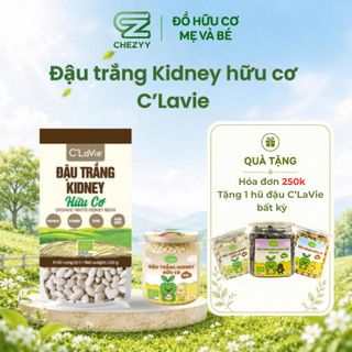 Đậu trắng Kidney hạt to hữu cơ C'Lavie không biến đổi gen