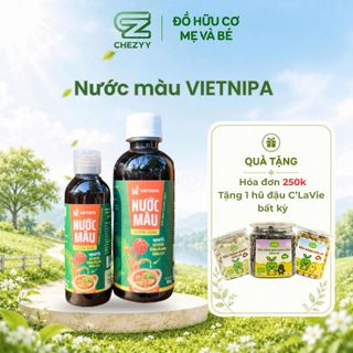 Nước màu ăn dặm hữu cơ VIETNIPA từ mật dừa nước từ 1 tuổi