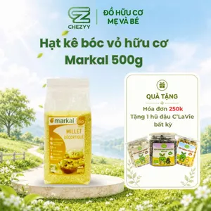 Hạt kê hữu cơ đã bóc vỏ Markal 500g dùng nấu súp, salad, trộn cùng cơm