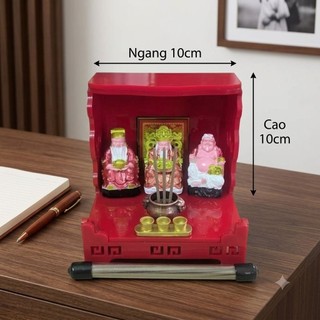 Khánh Thờ Mica mini mẫu 2025 Thần Tài Thổ Địa Mini