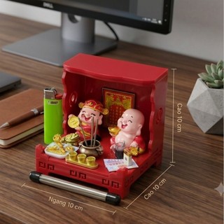 Khánh Thờ Mica mini mẫu 2025 Thần Tài Thổ Địa Mini
