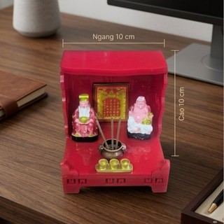 Khánh Thờ Mica mini mẫu 2025 Thần Tài Thổ Địa Mini