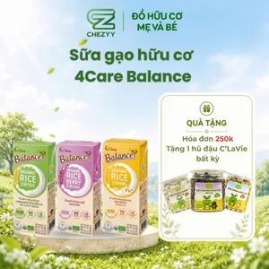 Sữa Gạo Hữu Cơ 4Care Balance Thái Lan Lẻ 1 Hộp 180ml - Sữa Gạo Thực Vật Bổ Sung Dinh Dưỡng Hằng Ngày