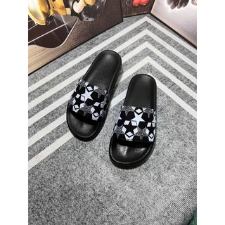 Dép lê nam ĐS Q ICON Lá bản màu Hồng size 36 tới 43 đế sóng quai cao su chữ nổi đẹp chất.