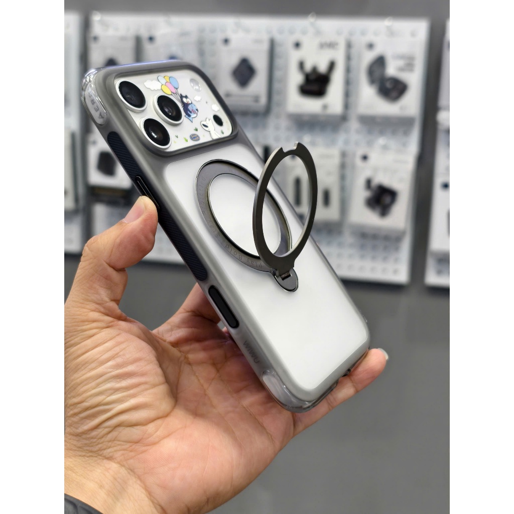 ỐP LƯNG WIWU AeroShield Ultra CHO iPhone 17ProMax – HỖ TRỢ SẠC KHÔNG DÂY , CHỐNG SỐC CHUẨN QUÂN ĐỘI