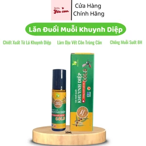Lăn Tinh Dầu Khuynh Diệp Bảo Nhiên 10ml - Đuổi Muỗi 8H - Hương Tự Nhiên - An Toàn Cho Trẻ Sơ Sinh