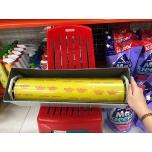 Vỏ hộp đựng màng bọc thực phẩm thép ko rỉ khổ 30cm, 50cm có đủ dao cắt