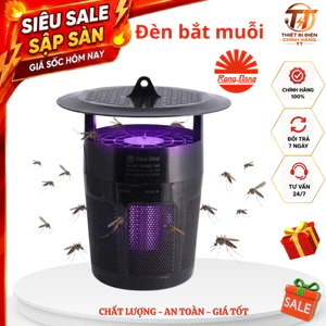 Đèn bắt muỗi, máy diệt muỗi Rạng Đông 5W UV quạt hút thông minh an toàn cho gia đình