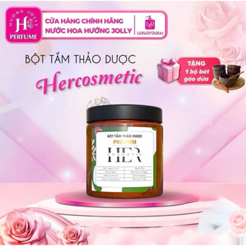 Bột Tắm Trắng Thảo Dược Thảo Mộc Her Cosmetic - Bột Tắm Trắng Da Toàn Thân Chuẩn Spa Dạng Hủ 300gr