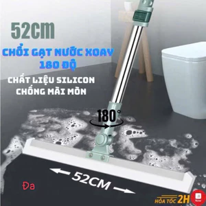 Chổi Gạt Nước Đa Năng Cán Dài, Cây Lau Gạt Sàn Nhà Tắm Kính Cửa Kính Cao Su Mềm
