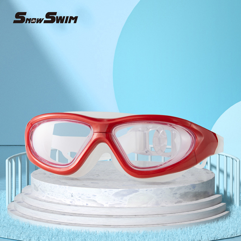 Kính Bơi Snow Swim SG910 Cao Cấp Cho Người Lớn | Chống Nước Chống Mờ Chống UV Tốt | Tích Hợp Nút Bịt Tai