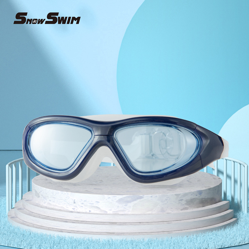 Kính Bơi Snow Swim SG910 Cao Cấp Cho Người Lớn | Chống Nước Chống Mờ Chống UV Tốt | Tích Hợp Nút Bịt Tai