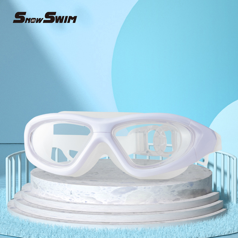 Kính Bơi Snow Swim SG910 Cao Cấp Cho Người Lớn | Chống Nước Chống Mờ Chống UV Tốt | Tích Hợp Nút Bịt Tai