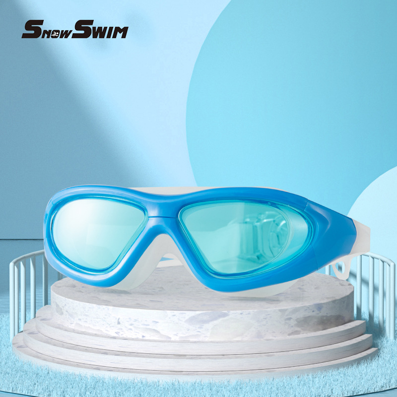 Kính Bơi Snow Swim SG910 Cao Cấp Cho Người Lớn | Chống Nước Chống Mờ Chống UV Tốt | Tích Hợp Nút Bịt Tai