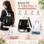 Balo Nữ 3 Trong 1 Chống Nước Cao Cấp, Balo Đeo Vai Đeo Lưng Xách Tay Đa Năng, Túi Đi Học Đi Làm Thời Trang TN28
