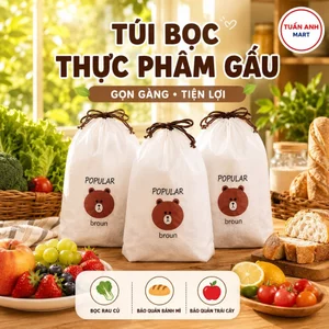 Combo 5 Set Túi Bọc Thực Phẩm Gấu