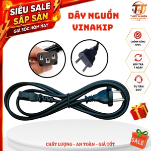 Dây cắm điện, dây điện Vinakip chịu tải cao cho nồi cơm điện ấm siêu tốc máy tính