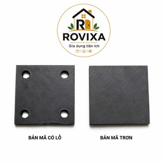 Bản Mã Sắt Vuông Có Lỗ / Không Lỗ Hàn Khung Sắt, Chân Sắt Đủ Kích Cỡ