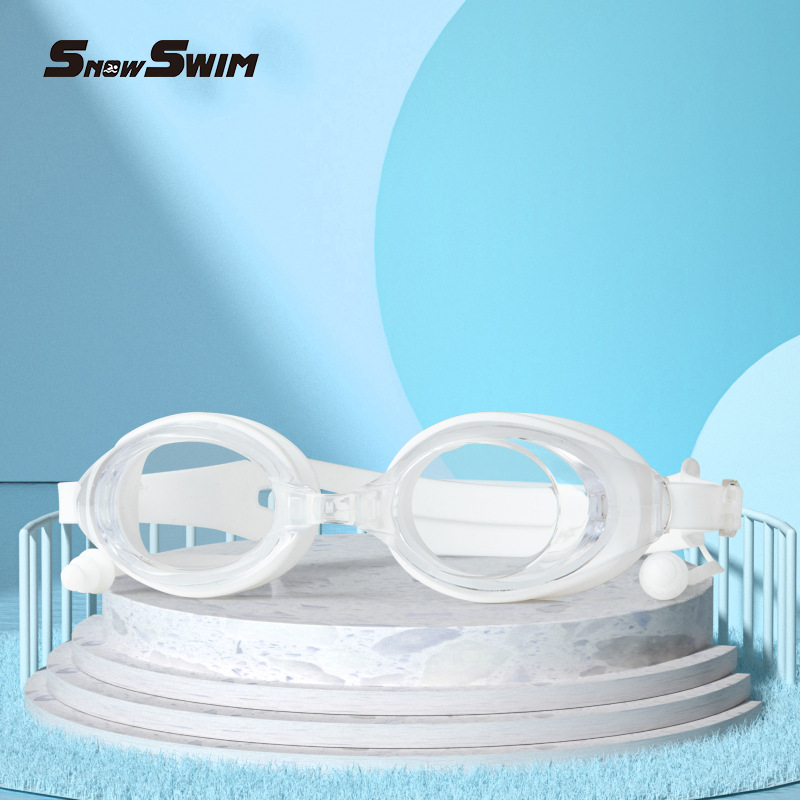 Kính Bơi Snow Swim SG100 Cho Người Lớn | Chống Nước Chống Mờ Chống Tia UV Tốt | Tích Hợp Bịt Tai | Có Hộp Đựng Đẹp