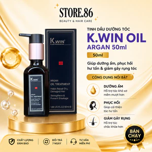 Tinh Dầu K.WIN Argan Oil 50ml | Dưỡng Tóc Khô Xơ, Mềm Mượt Bóng Khỏe Chuẩn Salon
