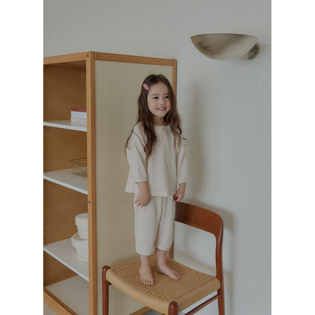 Bộ Happybus fulltag chất waffle mềm (chất waffle hè không giữ nhiệt) size 120-130-140
