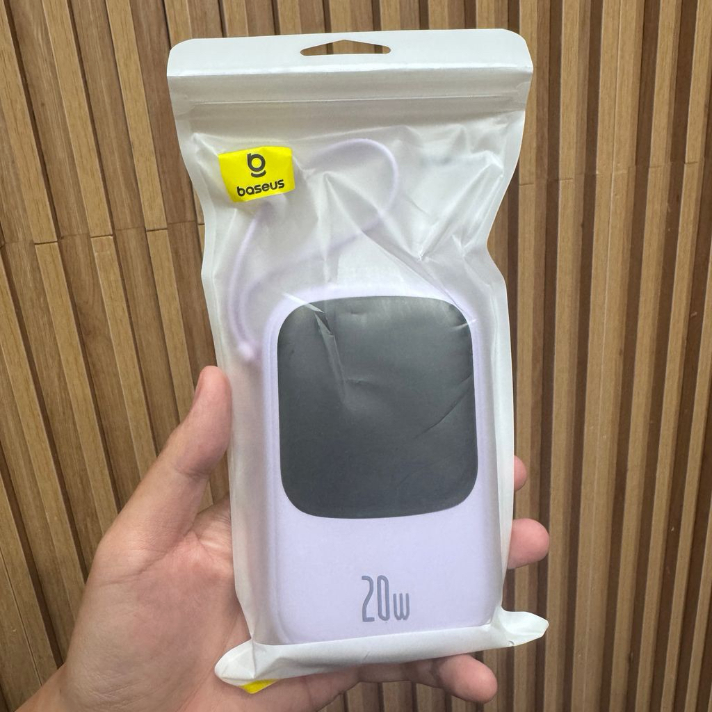 Pin dự phòng 20.000mAh Baseus Qpow Pro sạc nhanh 20W - liền cáp L , có xước nhẹ | BigBuy360 - bigbuy360.vn