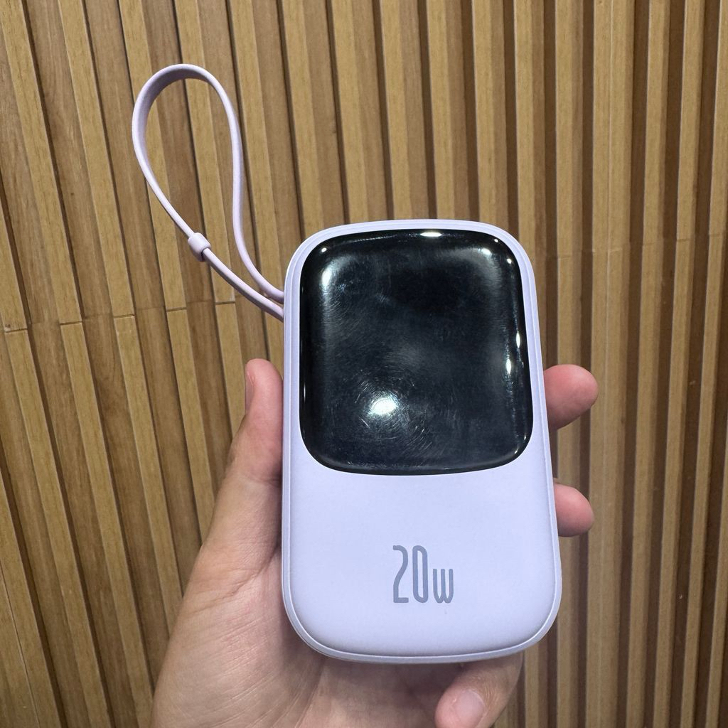 Pin dự phòng 20.000mAh Baseus Qpow Pro sạc nhanh 20W - liền cáp L , có xước nhẹ | BigBuy360 - bigbuy360.vn