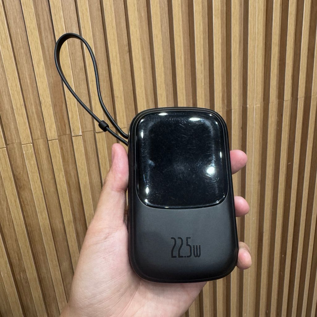 Pin dự phòng 20.000mAh Baseus Qpow Pro sạc nhanh 20W - liền cáp L , có xước nhẹ | BigBuy360 - bigbuy360.vn